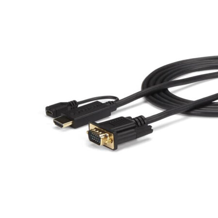 Cable 1.8M Convertidor Activo HDMI A VGA 1920X1200 1080P .