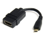ADAPTADOR HDMI HEMBRA A MICRO HDMI MACHO STARTECH HDADFM5IN