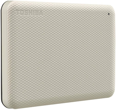 Disco Duro Externo Toshiba Canvio Advance V10 – 2 Tb, USB 3.0, 2.5 Pulgadas, Color Blanco