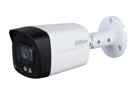 Camara Bullet Hdcvi Dahua Hfw1239Tlm-A-LED Full Color 1080P/Microfono Integrado/Starlight/Luz Blanca 40 Mts/Lente 3.6Mm/IP67