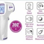 Termómetro Infrarrojo Modelo Hg01, Marca Hi8Us. A Distancia Detecta La Temperatura Humana Por Vía Infrarrojo, Funciona Con Baterías Aa (No Incluidas).