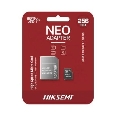Memoria Microsdxc 256Gb Hiksemi Hs-Tf-C1/256G/Neo/A Con Adaptador/Multiproposito