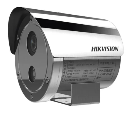 Camara Bala IP Hikvision Ds-2Xe6445G0-Izs/304/4Mpx/Lente Mot. 2.8-12 Mm/Anticorrosion(Sus304)/Antiexplosion(Atex – Iecex)/Exterior IP68/Ik08/Ir 50M/Onvif/PoE/Micro SD