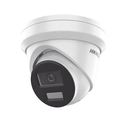 Camara Turret IP Hikvision Ds-2Cd2383G2-Li2U 8Mpx 4K/Lente 2.8 Mm/30 Mts Luz Blanca + 30 Mts Ir/Acusense/Exterior IP67/Wdr 120Db/PoE/Onvif/Micro SD/Dual Light + 2 Microfonos Integrados