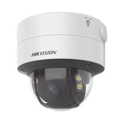 Camara Domo IP Hikvision Ds-2Cd2747G2-Lzs(C) 4Mpx/Lente De 3.6 – 9 Mm/Imagen A Color 24/7/Luz Blanca 40 Mts/Wdr 130 Db/IP67/Ik10/MicroSD