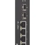 Switch Gigabit Hikvision Ds-3T0506Hp-E/Hs 3 Puertos PoE+ 30W/1 Puerto Gigabit PoE 60W/2 Puertos Sfp/No Administrable/Industrial/65W Total/48-57Vcd/300M