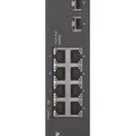 Switch Industrial No Administrable Gigabit, Hikvision, 6 Puertos Gigabit PoE+ (30 W) + 2 Puertos Gigabit PoE (60 W)/2 Puertos Sfp/120 W Total/48 A 57 Vcd, Ds-3T0510Hp-E/Hs