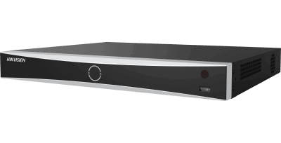 Nvr 32 Canales IP Hikvision Ds-7732Nxi-K4/16P(D)/12Mpx/16 Puertos PoE+/Reconocimiento Facial/Acusense/4 Bahias De D. Duro/Switch PoE 300M/HDMI En 4K/Alarmas I/O