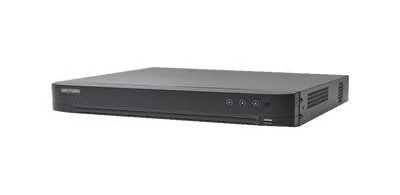 Dvr 32 Canales Hikvision Ids-7216Huhi-M2/Xt/8Mpx/16 Canales Turbohd/16 Canales IP/Audio Bidireccional/Acusense/Reconocimiento Facial/2 Bahias De D. Duro/Salida De Video En 4K/H.265+