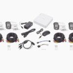 Kit Turbohd 1080P / Dvr 4 Canales / 4 Cámaras Bala Colorvu / Fuente De Poder / Accesorios De Instalación -
