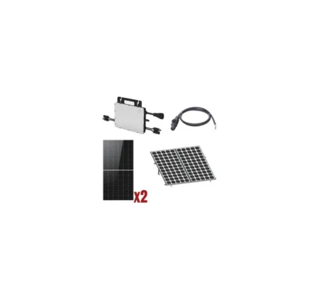 KIT SOLAR INTERCONEXION HOYMILES 1KW/220VCA/MICROINVERSORES/MONTAJE INCLUIDO/HMS1000KIT1
