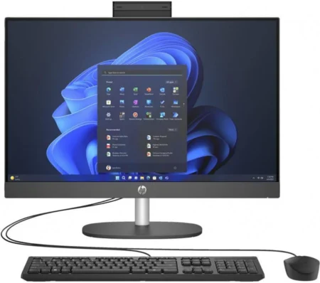 AIO HP Proone 245 G10 23.8″ AMD Ryzen 5 7520U 2.80Ghz/8Gb/256Gb SSD/Win 11 Pro/Color Negro, 9P4K9Laabm