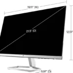 MONITOR 21.5" HP M22F 2D9J9AA#ABA FULL HD/LCD/75 HZ/HDMI/NEGRO-PLATA