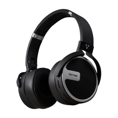 Diadema Audifono C/Microfono Inalambrica Vorago Hpb-201 Bluetooth, Msd, Color Plata/Negro, Recargable, Puerto Micro SD