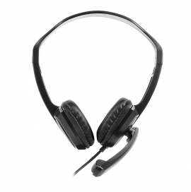 DIADEMA VORAGO HS-400 MICROFONO GIRATORIO USB NEGRO