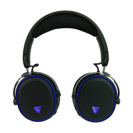 Diadema Game Factor Hsb600 Inalámbricos – 18 Horas, Triple Conectividad 2.4/Bt/Tipo C, Micrófono Removible, Surround 7.1, Rgb, Negro