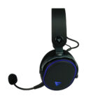 Diadema Game Factor Hsb600 Inalámbricos - 18 Horas, Triple Conectividad 2.4/Bt/Tipo C, Micrófono Removible, Surround 7.1, Rgb, Negro