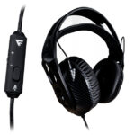 Diadema Game Factor Hsg500 - Micrófono Removible, 3.5Mm, Ultra Ligeras, Carbon Fiber