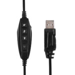 Diadema Game Factor Hsg550 Conexión Por USB / Micrófono Ajustable / Surround 7.1 / Negro -
