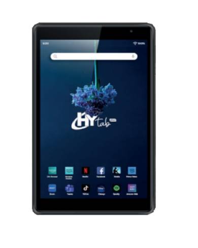 Tableta Hyundai Plus Ht8Wb3Rbk01, 8 Pulgadas, 4Gb/64Gb, 8Mp/13Mp, Android 13,Ax WiFi, Rubber Oil Plastic–Incluye Stylus Pen, Audífonos Y Protector De Panta