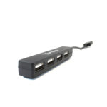 Hub USB 2.0 Vorago De 4 Puertos Slim Hu-100