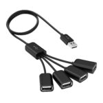 Concentrador Vorago Hu-101 4 Puertos USB Pulpo