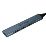 Concentrador Hub Vorago Hu-205 Slim 3 Tipo C + 1 USB 3.0 Adaptador C Y USB -