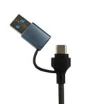 Concentrador Hub Vorago Hu-205 Slim 3 Tipo C + 1 USB 3.0 Adaptador C Y USB -