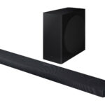 Barra De Sonido 3.1.2 Canales Q-Series Con Subwoofer, Samsung Hw-Qs730D Bluetooth 5.2, Alambrico, Wi-Fi 5, 320W Rms, HDMI, Color Negro