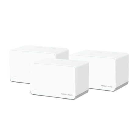 Kit De 3 Router Inalambrico Mercusys Halo H70X(3-Pack) 2.4/5Ghz/Doble Banda/Wi-Fi6 En Malla/Antena Interna/1201Mbit/S