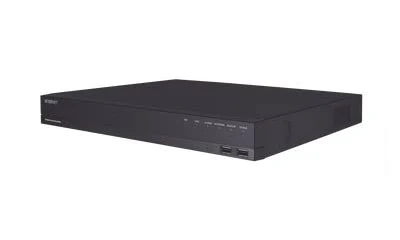 Nvr 16 Canales Hanwha Arn-1610S, 8Mp/H.265/P2P Wisenet/16 Puertos PoE Plug And Play/80 Mbps Para Grabacion