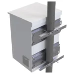 Herraje Para Fijacion A Pared Linkedpro Lp-Forte-16U-Bra-R2 Tambien Para Torre O Poste/Compatible Con Lp-Forte-16Ur3 Y Lp-Forte-24U-R3