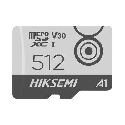 Memoria MicroSD 512Gb Hiksemi Hs-Tf-M1/512G Clase 10, Para Videovigilancia Movil (Uso 24/7), Soporta Altas Temperaturas