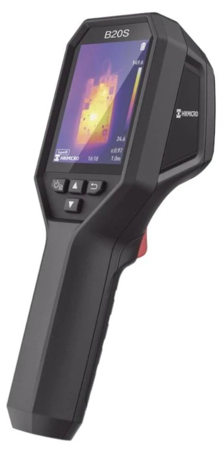 Camara Termografica Portatil Dual Hikmicro Hm-Tp21S-7Qf/W-M11, Lente Termico 6.2 Mm/Lente Optico 8Mp/Pantalla Tactil 3.5″/128Gb/Hasta 5 Horas De Funcionamiento Continuo/WiFi/IP54
