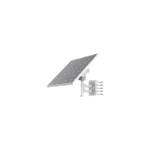 Kit Solar De Alimentacion 80W Hikvision Bateria De Respaldo 360Wh, 2 Salidas De 12 Vcd, Uso En Exterior Ip66, Ds-2Xs6K01-C36S80