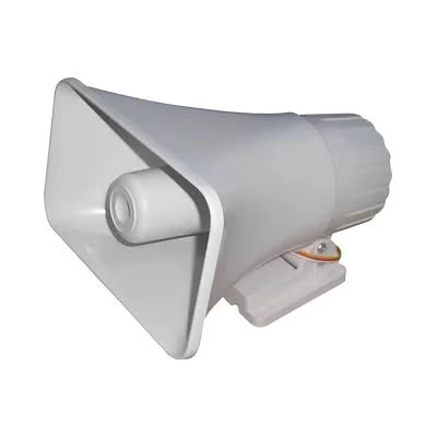 Sirena Alambrica Para Exteriores Hikvision Ds-Ps3001 30 W, 120 Db De Sonido, IP65, Color Blanco
