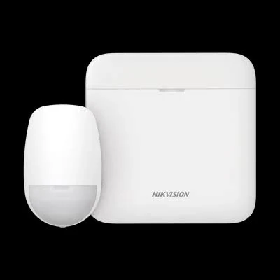Kit De Alarma Ax Pro Inalambrica Hikvision Axpro-Kit/1 Hub Con Bateria De Respaldo/1 Sensores Pir/2 Contactos Magneticos/1 Control Remoto/1 Sirena Inalambrica Exterior/Compatible Con Hik-Connect P2P