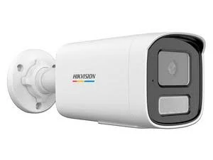 Camara Bala IP Hikvision Ds-2Cd1T67G2H-Liuf 6Mp/Lente 4Mm/50 Mts Ir + 50 Mts Luz Blanca/Microfono Integrado/Exterior IP67/Wdr 120Db/PoE/Micro SD