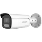 Camara Bala Turbohd Hikvision Ds-2Cd3087G2-Lsu(C) 8Mpx (4K)/Lente 2.8Mm/Luz Blanca 40 Mts/Exterior IP67/Wdr 130 Db/Entrada Y Salida De Audio Y Alarma/Captura Facial/Onvif/Micro SD/Microfono Integrado