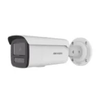 Camara Bala IP Hikvision Ds-2Cd1T83G2-Liu(F) De 8Mpx 4K/Lente 4Mm/50Mts Ir + 50 Mts Luz Blanca/Microfono Integrado/Acusense Lite/Exterior IP67/H.265/PoE/Onvif/Micro SD