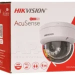 Camara Domo IP Hikvision Ds-2Cd2163G2-Lis2U 6Mpx/Lente 2.8 Mm/30 Mts Luz Blanca + 30 Mts Ir/Acusense/Exterior IP67/Ik10/Wdr 120Db/PoE/Onvif/Micro SD/Dual Light + 2 Microfonos