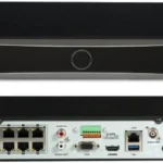 Nvr 8 Canales IP Hikvision Ds-7608Nxi-I2/8P/S(E)/12Mpx/8 Puertos PoE+/Acusense/Reconocimiento Facial/Pos/2 Bahias De Disco Duro/HDMI En 4K/Alarmas I/O