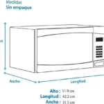 HORNO DE MICROONDAS PANASONIC 1.3 PIES CUBICOS/1100W/36 LITROS/COLOR NEGRO/NN-SB656BRUH