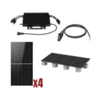 Kit Solar Interconexion Hoymiles 2Kw/220Vca/Microinversores/Montaje Incluido/Hms2000Kit1