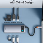 Hub USB-C Baseus B00052803811-00 7 Puertos/Hdmi4K@60Hz/Usb3.0/Pd/SD/Tf