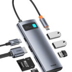 Hub USB-C Baseus B00052803811-00 7 Puertos/Hdmi4K@60Hz/Usb3.0/Pd/SD/Tf