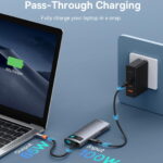 Hub USB-C Baseus B00052803811-00 7 Puertos/Hdmi4K@60Hz/Usb3.0/Pd/SD/Tf