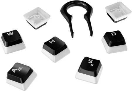 Set De 108 Teclas HP Hyperx Pudding Abs, Color Rosa, 644H8Aaabm