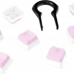 Set De 108 Teclas HP Hyperx Pudding Abs, Color Rosa, 644H8Aaabm