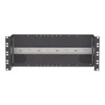 Soporte Industrial Panduit Iabdin4 Para Instalar Equipos De Montaje En Riel Din/Para Racks O Gabinetes Estandar De 19In/De 4Ur/Color Negro
